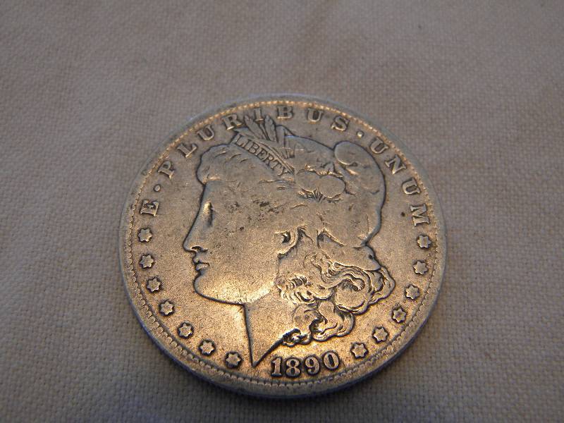 1890 O Morgan Silver Dollar