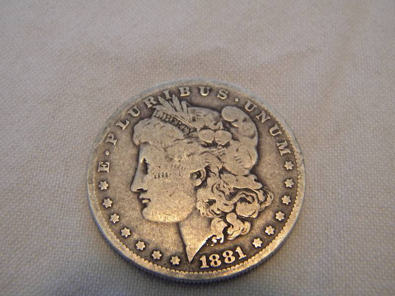 1881 O Morgan Silver Dollar