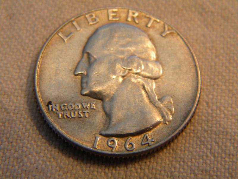 1964 D Washington Silver Quarter