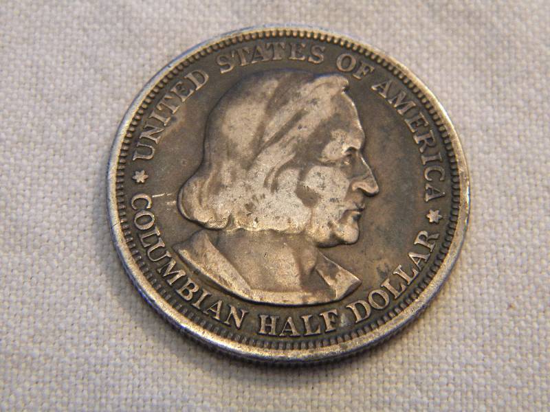 1893 Columbian Exposition Silver Half Dollar