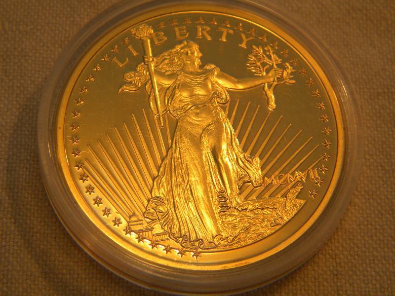 1907 Gold Eagle Replica Coin