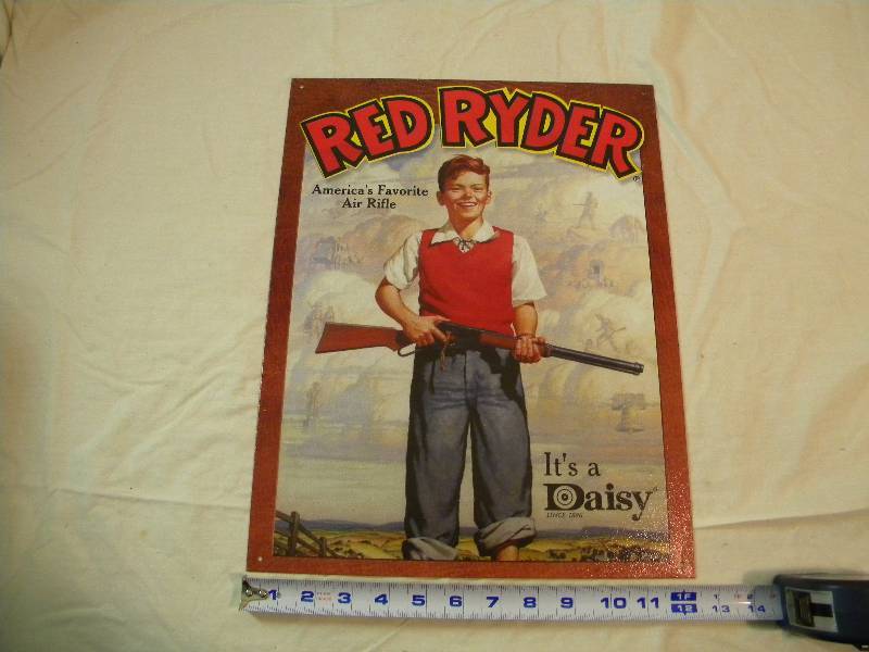 Red Ryder Metal Sign