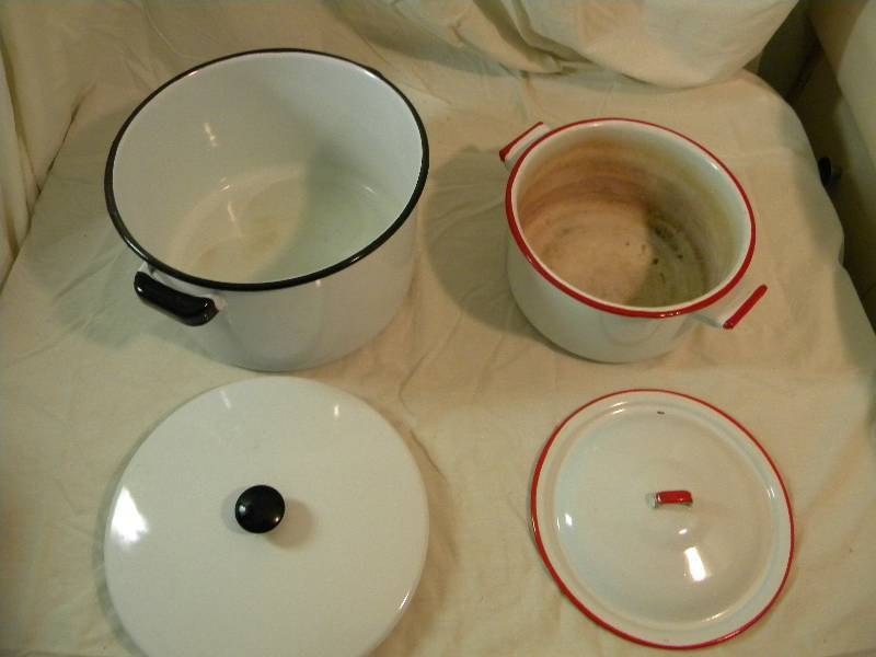 Enamelware Pots