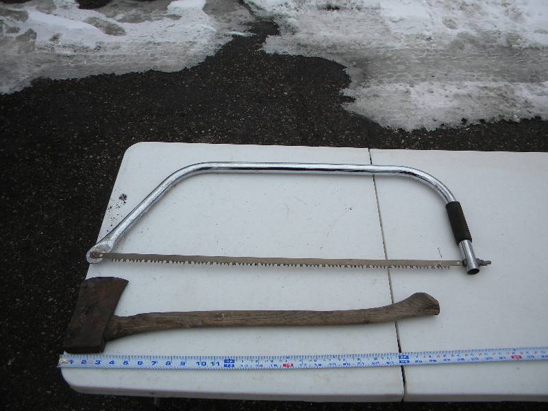 Axe & Bow Saw