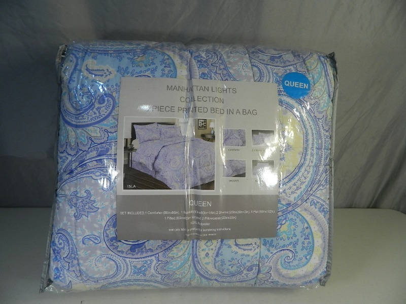 lot 37 image: New Queen Bed in A Bag