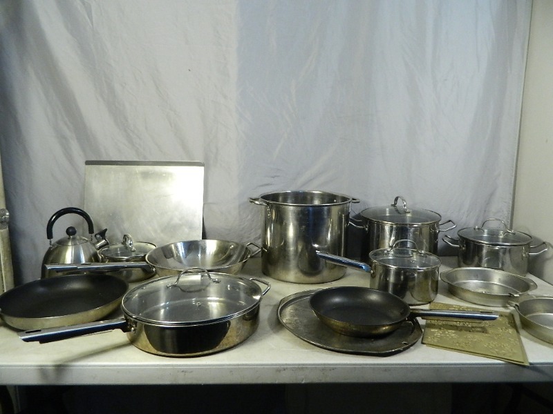lot 161 image: The Big One Pots, Pans, and More