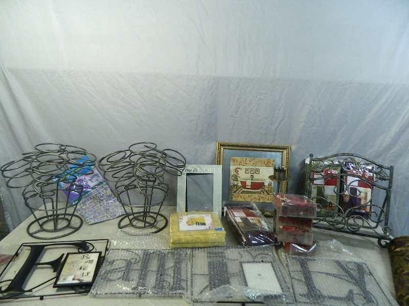 lot 180 image: Home Decor, Wine Racks, More