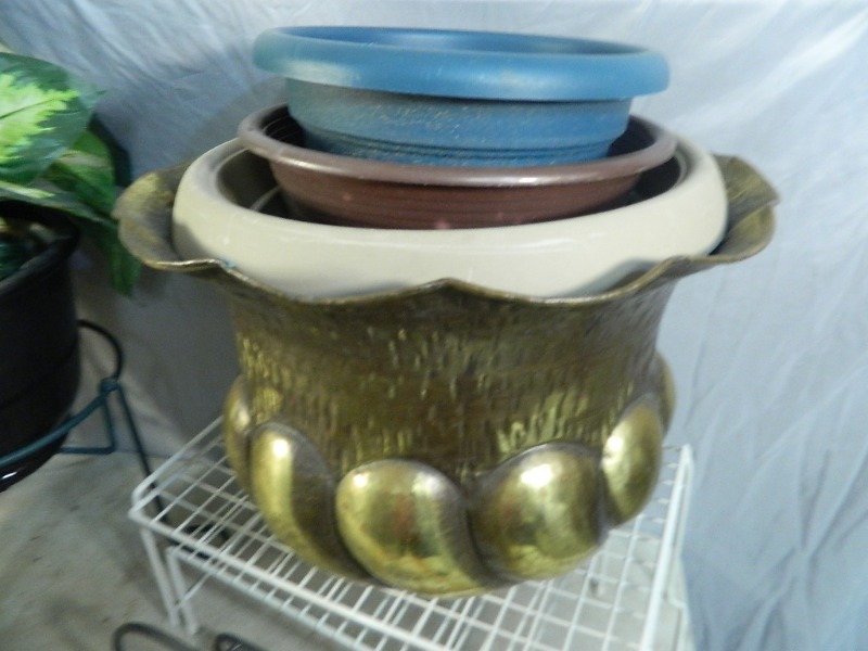 lot 186 image: Planters, Stools, More
