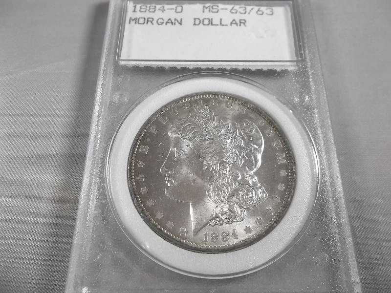 1884 O Morgan Silver Dollar