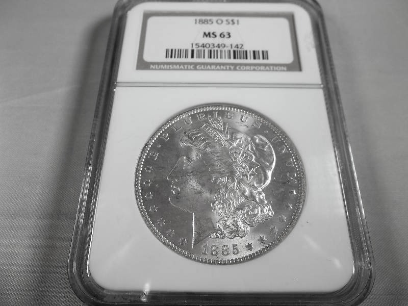 1885 O Morgan Silver Dollar