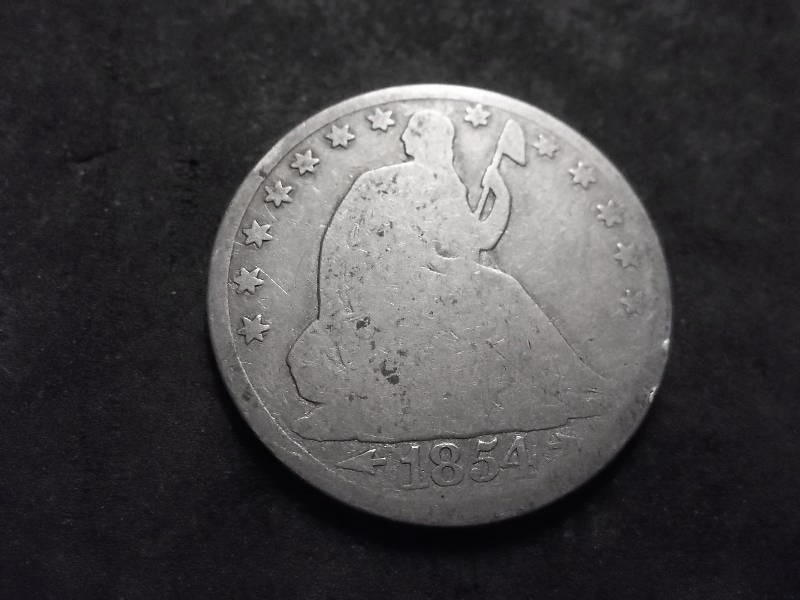 1854 O Seated Half Dollar With Arrows