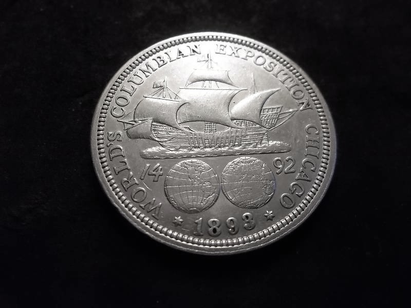 1893 Columbian Exposition Silver Half Dollar Comemmorative