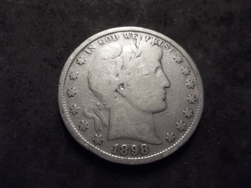 1898 Barber Half Dollar