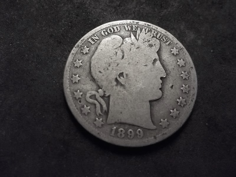 1899 S Barber Half Dollar