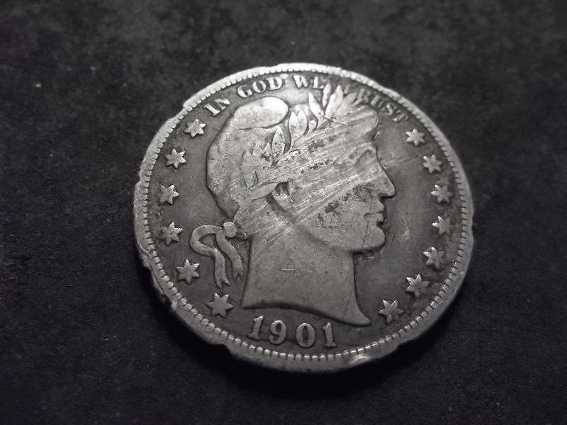 1901 Barber Half Dollar