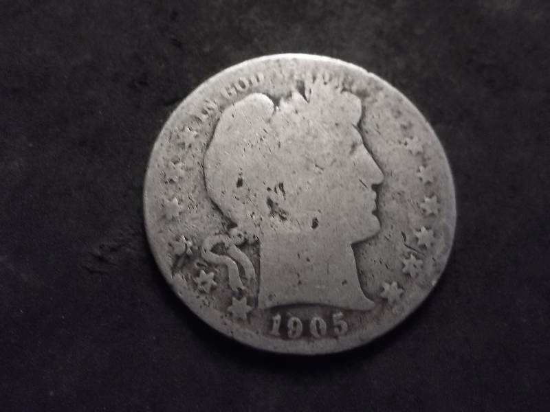 1905 S Barber Half Dollar