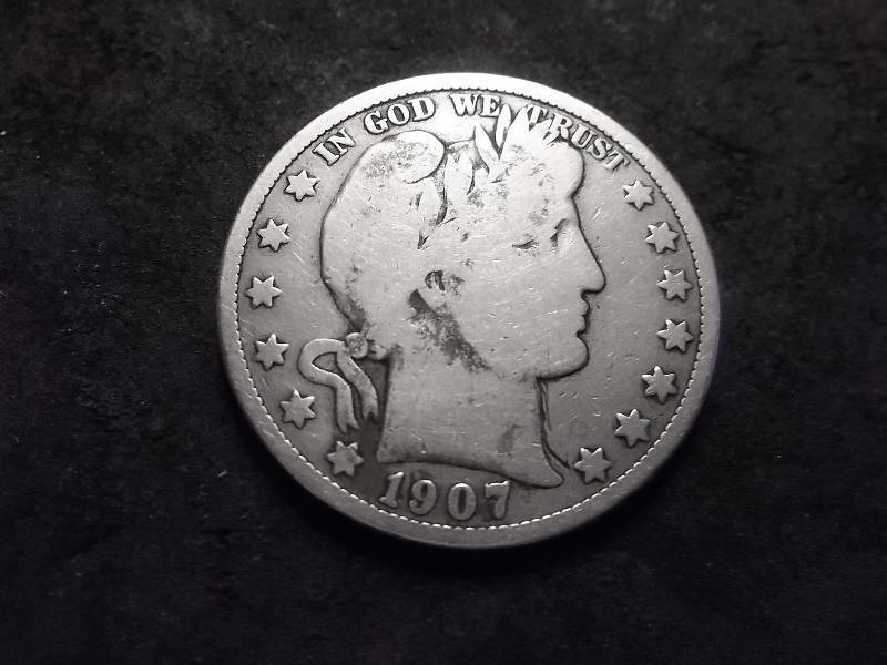 1907 Barber Half Dollar