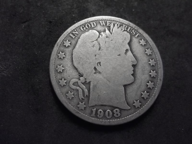 1908 Barber Half Dollar