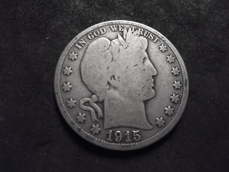 1915 D Barber Half Dollar