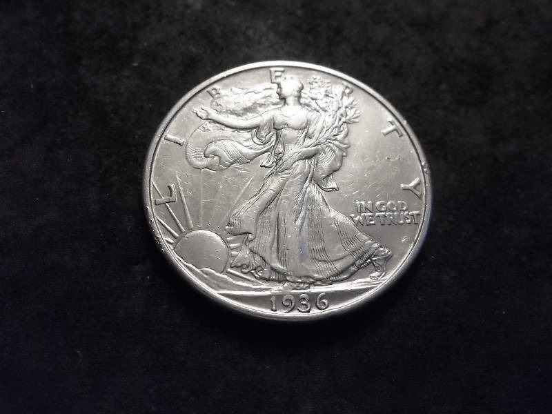 1936 D Walker Half Dollar