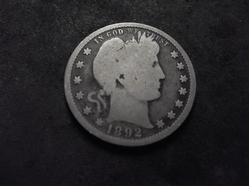 1892 Barber Quarter Type 1