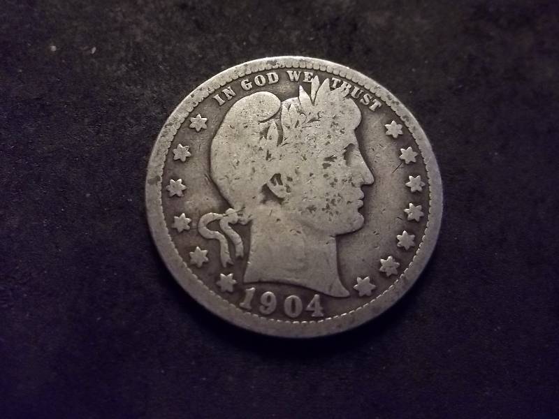 1904 Barber Quarter