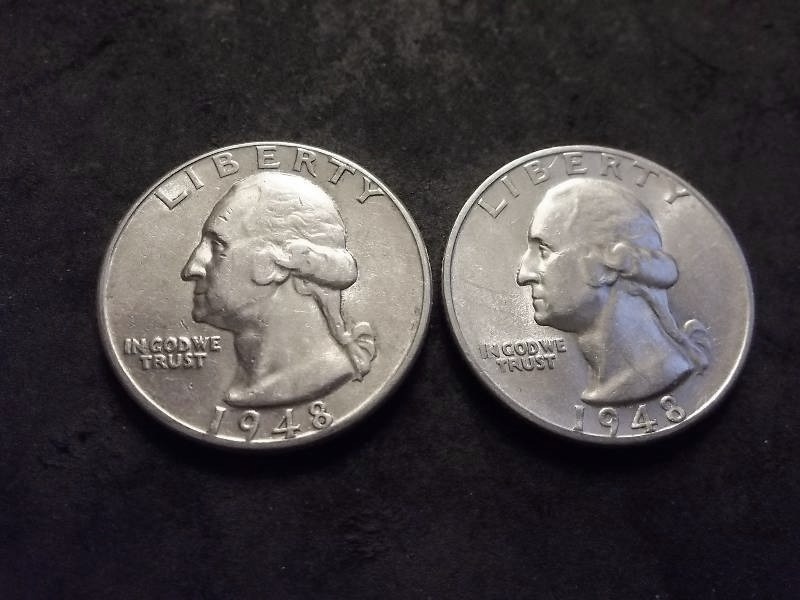 1948, 1948 S Washington Quarters