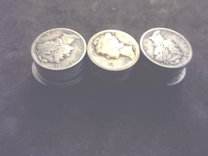 30 Circulated Mercury Dime 1916-1945