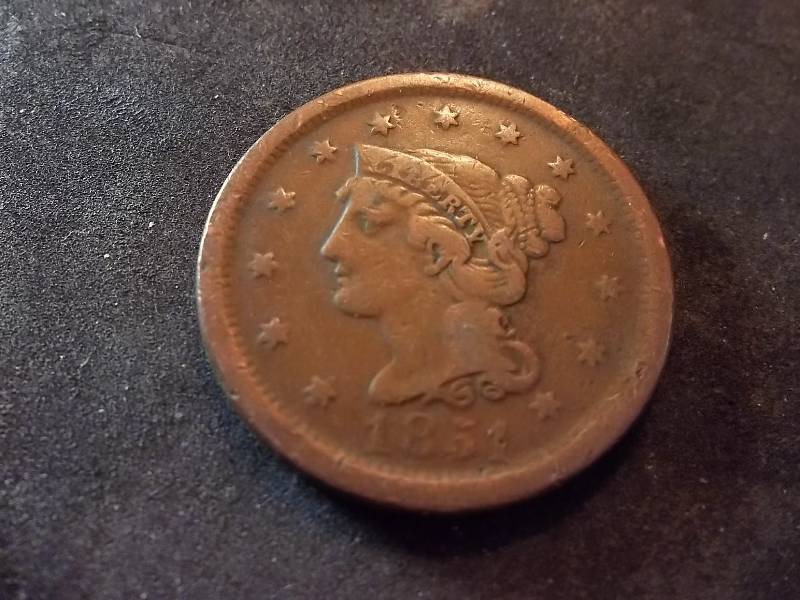 1851 Large Cent