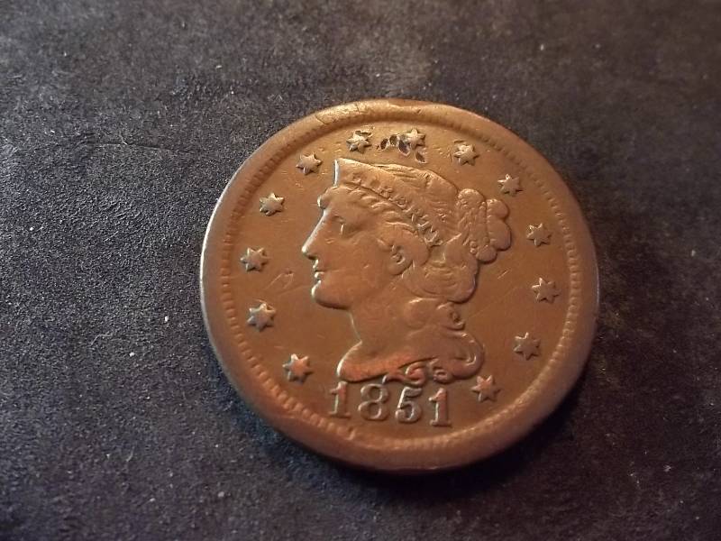1851 Large Cent