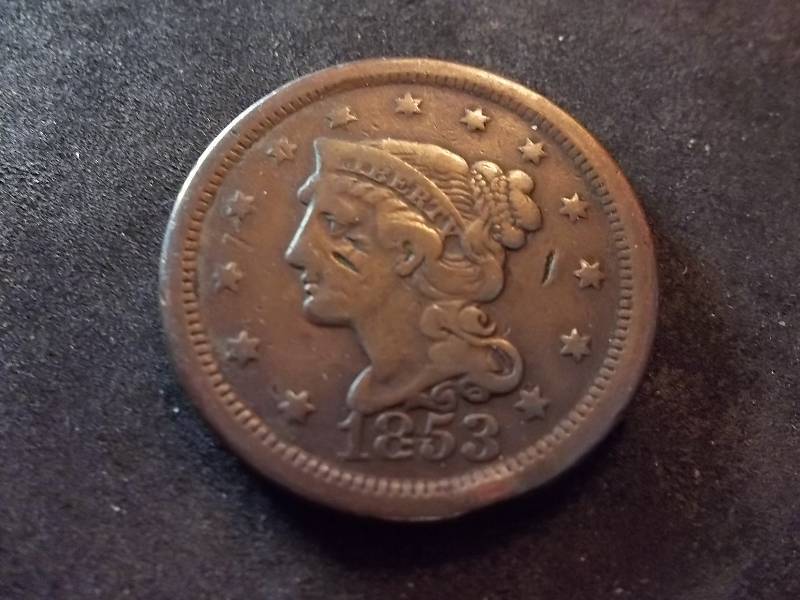 1853 Large Cent
