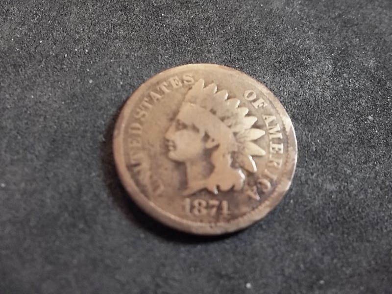 1871 Indian Head Cent
