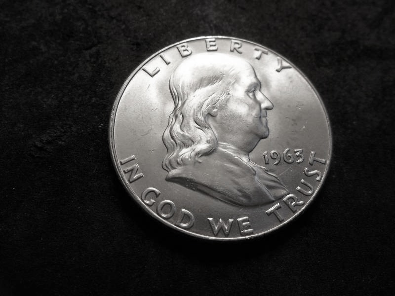 1963 D  Franklin Half Dollar