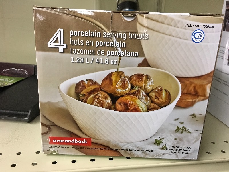 lot 554 image: OVER&BACK 4PC SERVE BOWLS, MSRP $14.99