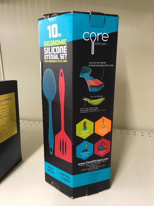 lot 569 image: CORE KITCHEN 10PC TOOLS, MSRP $19.99