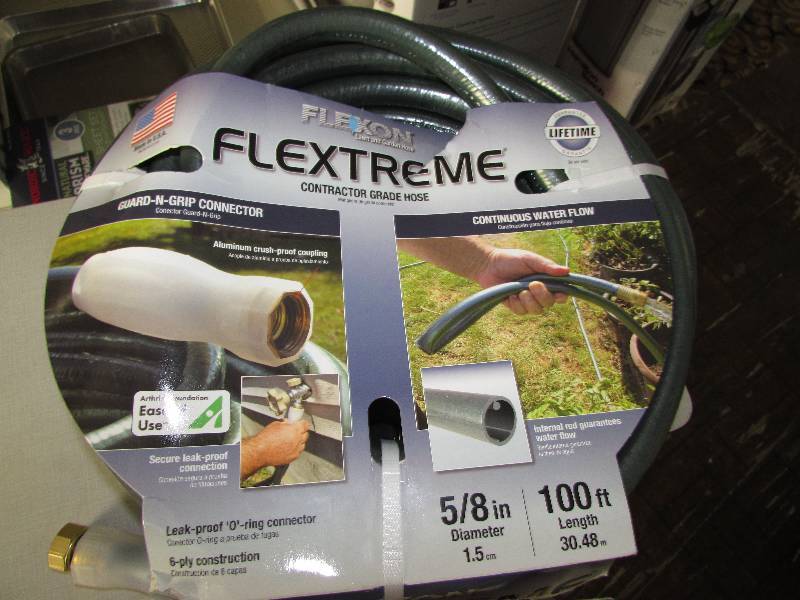 lot 597 image: FLEXON 100 HOSE PROP 65, MSRP $21.99