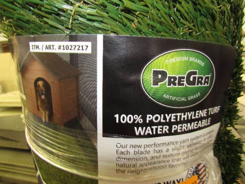 lot 40 image: PREGRA FESCUE TURF, MSRP $124.99  3.75 X 12.5