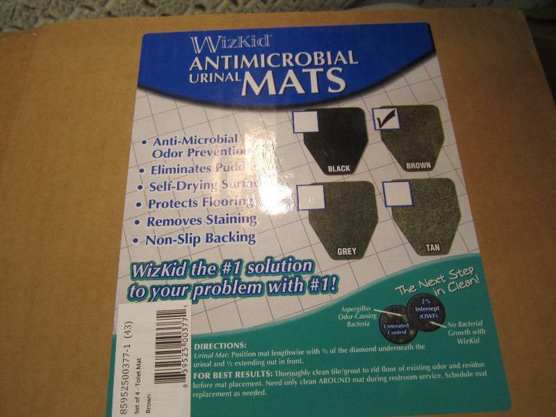 lot 12 image: Box of 4 Wiz Kid Antimicrobial Urin...