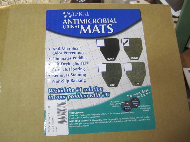 lot 13 image: Box of 4 Wiz Kid Antimicrobial Urin...