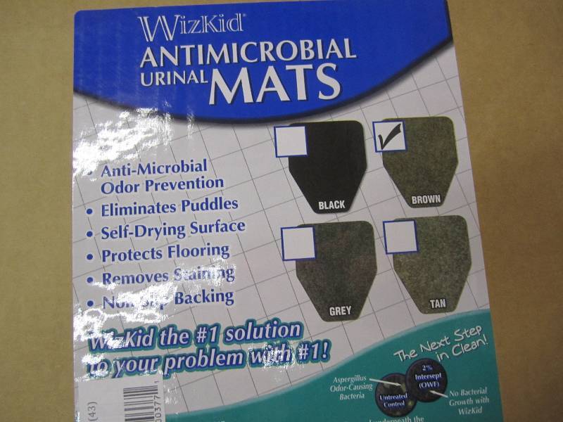 lot 14 image: Box of 4 Wiz Kid Antimicrobial Urin...