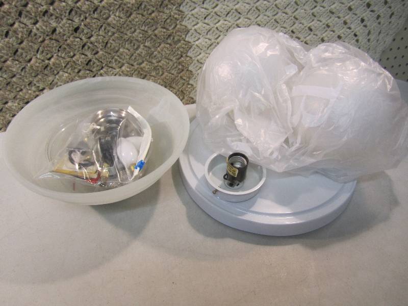 lot 24 image: Lot of a Light Fixture and Shade wi...