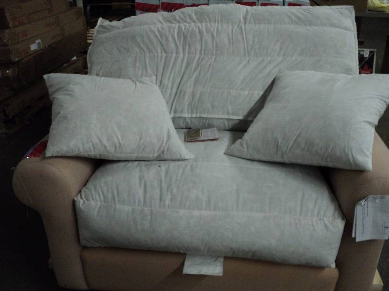 lot 342 image: Oversized chair from JC Penneys, Down filled cushions,