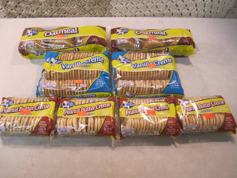 lot 45 image: Mixed Lot of 8 Packs of Cookies Pea...