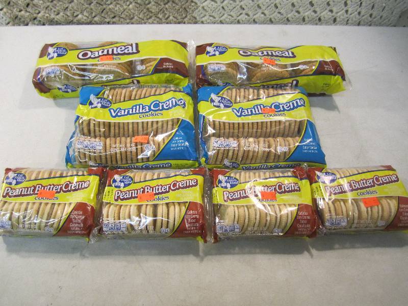 lot 46 image: Mixed Lot of 8 Packs of Cookies Pea...