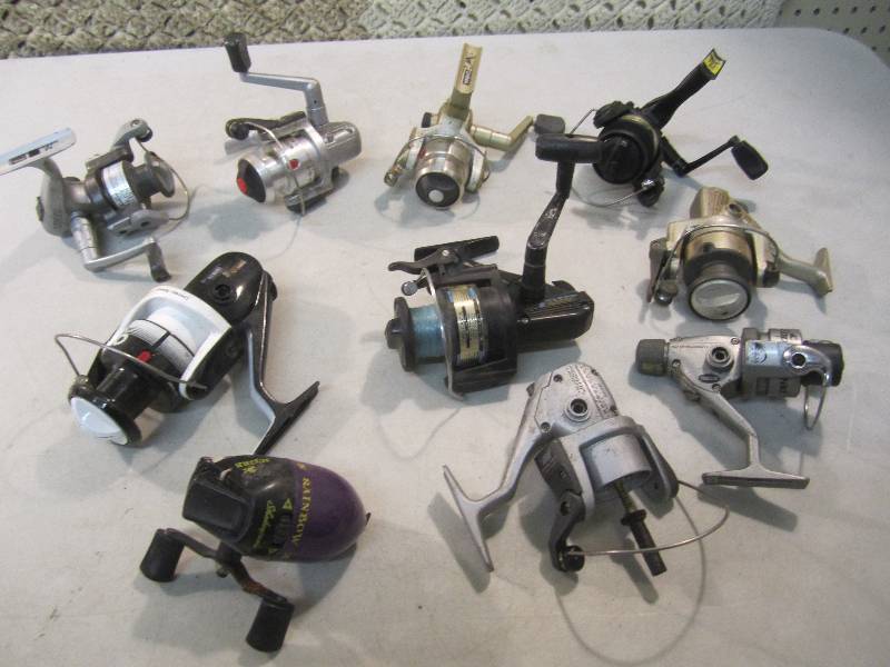 lot 104 image: Lot of 10 Misc Fishing Reels Some a...