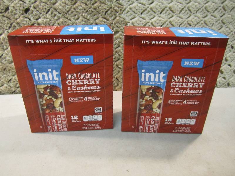 lot 112 image: 2 Boxes of Init Dark Chocolate Cher...