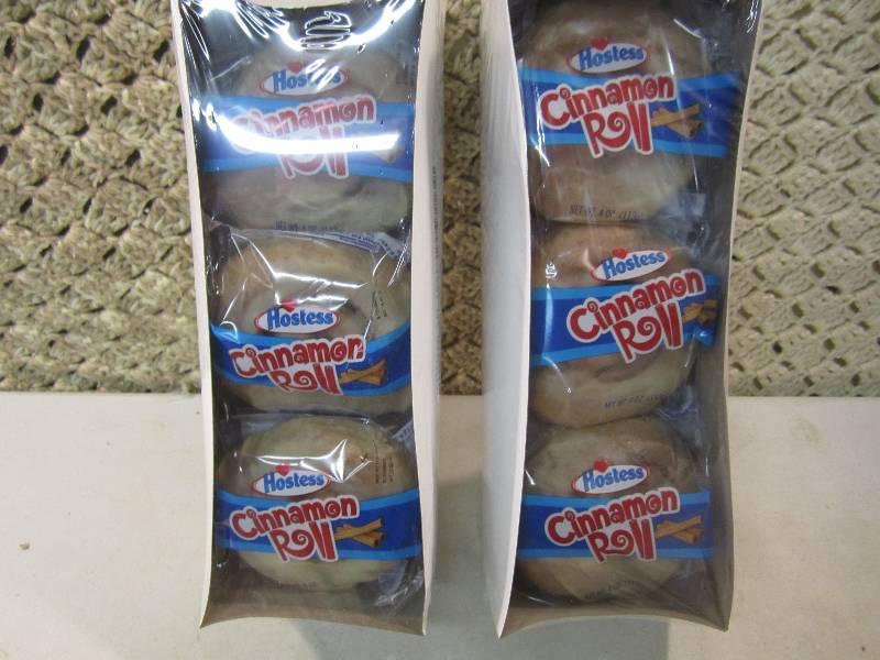 lot 125 image: Lot of 12 Hostess Cinnamon Rolls In...