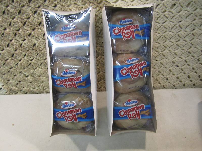 lot 126 image: Lot of 12 Hostess Cinnamon Rolls In...