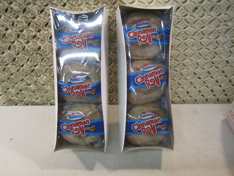 lot 127 image: Lot of 12 Hostess Cinnamon Rolls In...