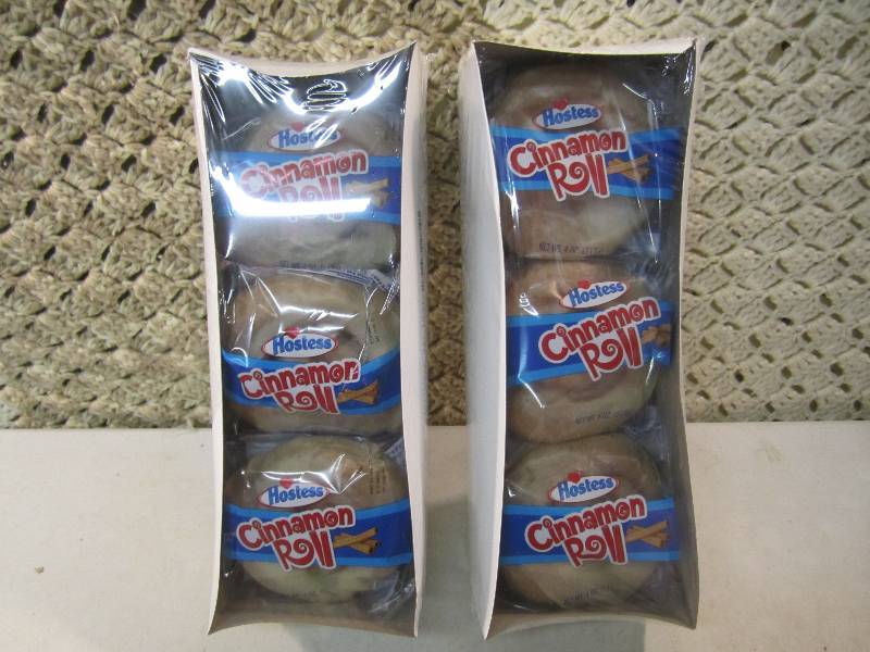 lot 128 image: Lot of 12 Hostess Cinnamon Rolls In...